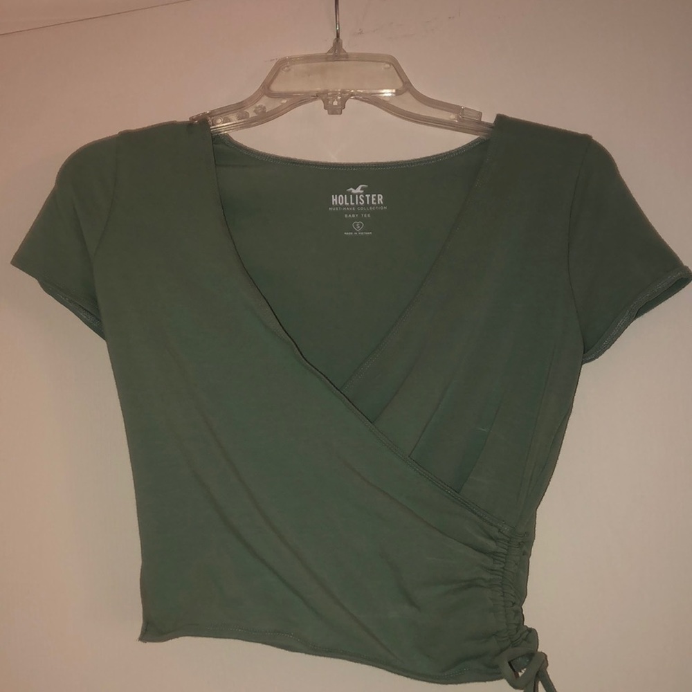 Hollister Baby Tee Wrap Top